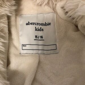 Abercrombie Kids Cream Fleece Jacket